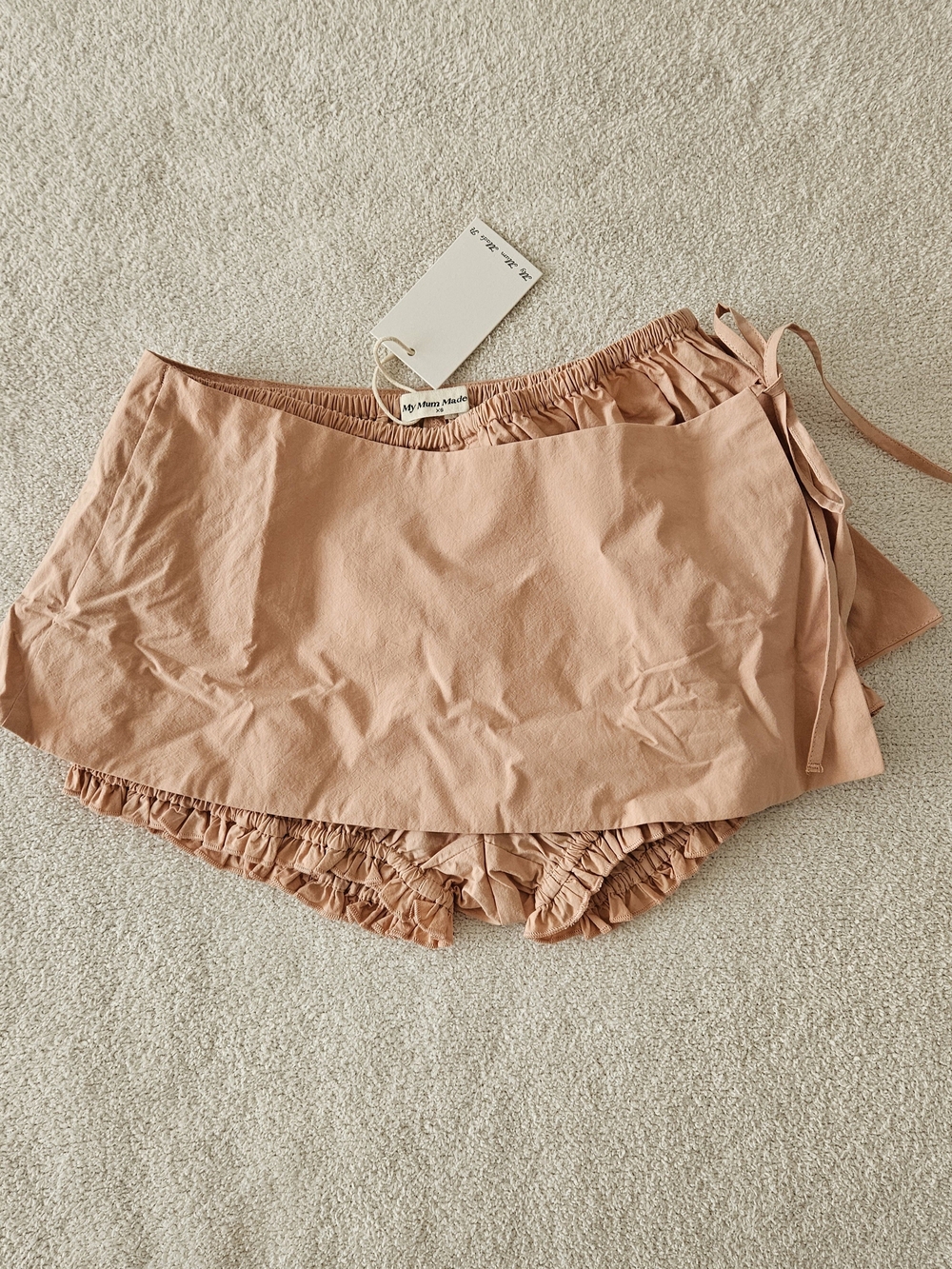 BNWT My Mum Made It Wrap Bloomer Shorts Skirt Pink Size XS